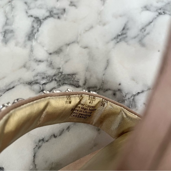 Naturalizer Cassano Blush Pink Suede Heels Comfortable Romantic Wedding Size 11 - Picture 7 of 9